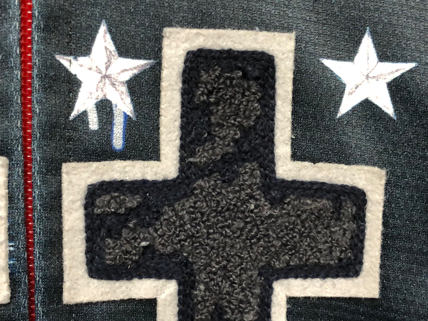 IY637 パンダーニ Pandani 長袖 サイクルジャケット 紺 白 L 裏起毛