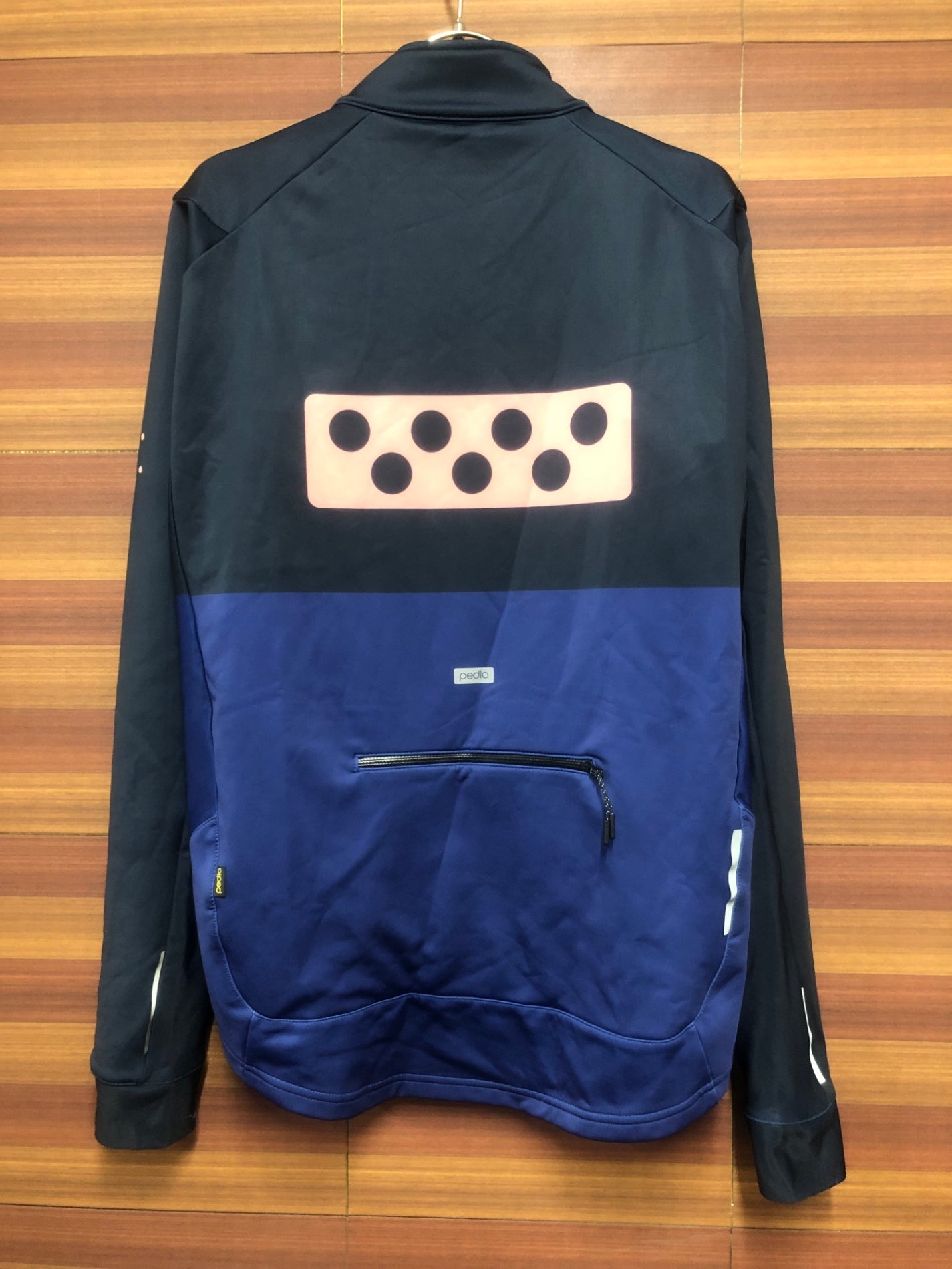 IO481 ぺドラ Pedla 長袖 サイクルジャージ 紺 L