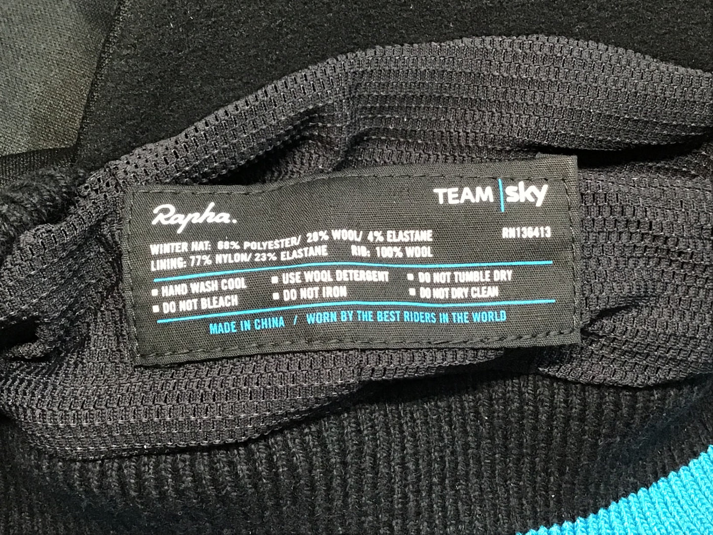 IK577 ラファ RAPHA TEAM SKY サイクルキャップ ニット