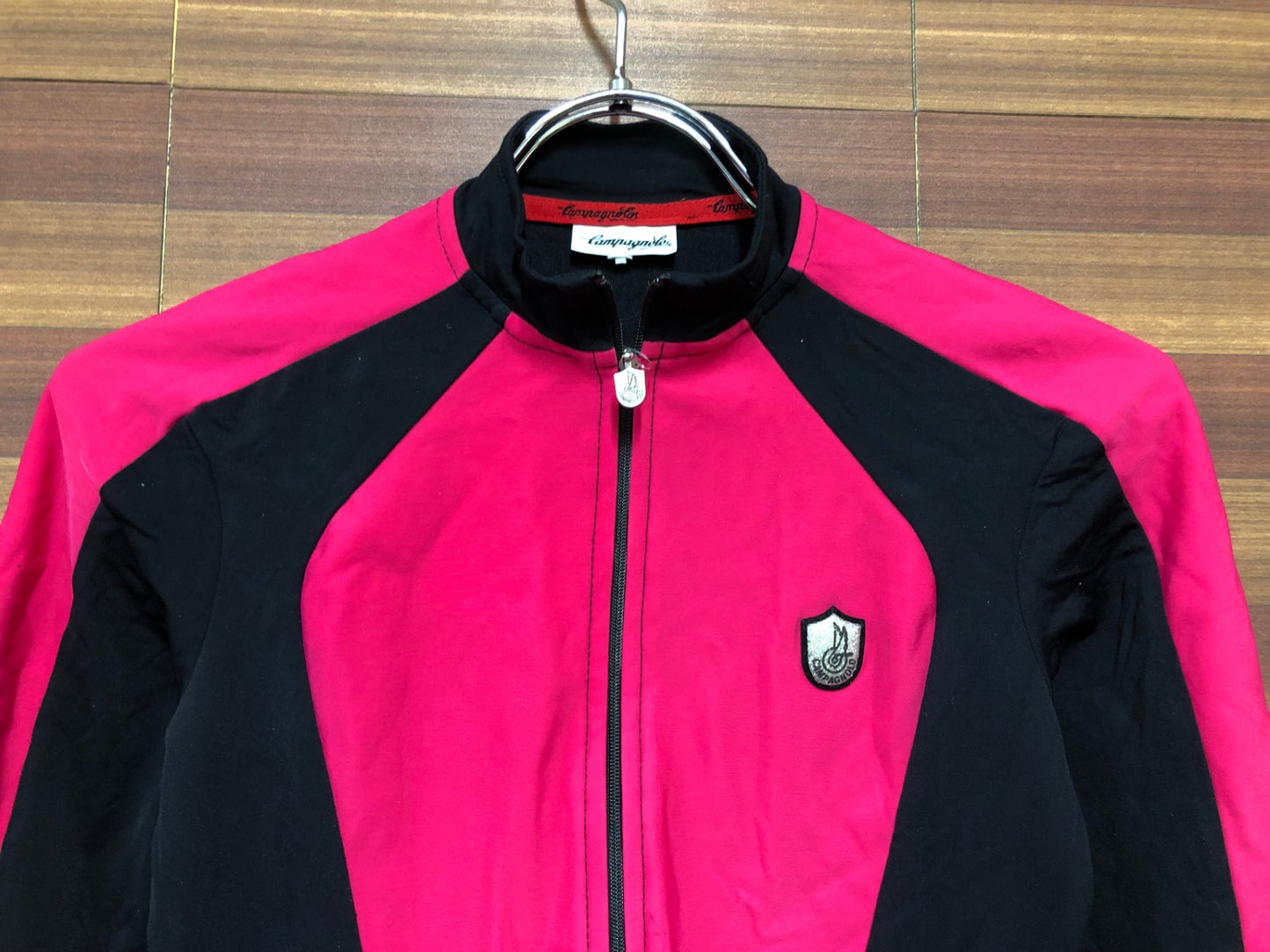 IL906 カンパニョーロ CAMPAGNOLO 長袖 サイクルジャージ 黒 ピンク S