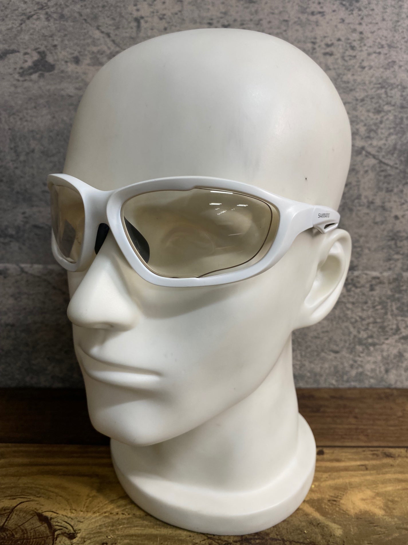 JC179 シマノ SHIMANO CE-S60X サングラス アイウェア 白 レンズ小傷