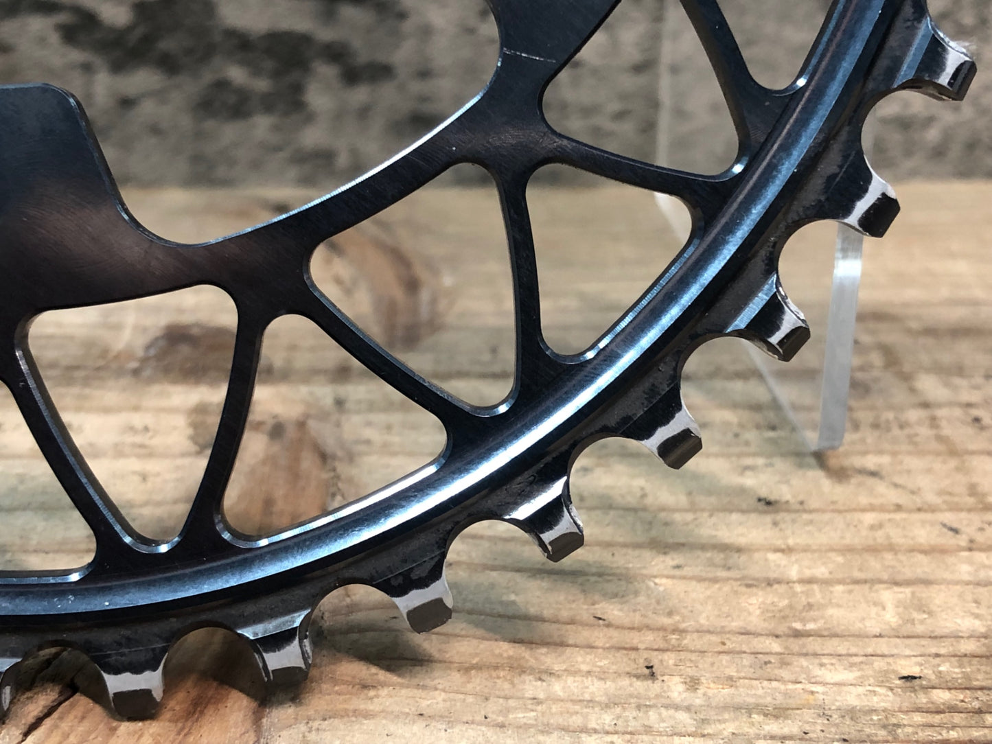 IS484 アブソリュートブラック absoluteBLACK Gravel 1x OVAL SHIMANO 4H 110BCD 46T ナローワイド チェーンリング