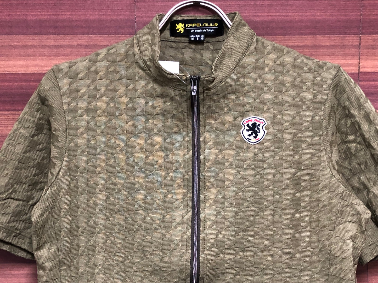 IO027 カペルミュール KAPELMUUR 半袖 サイクルジャージ カーキ M