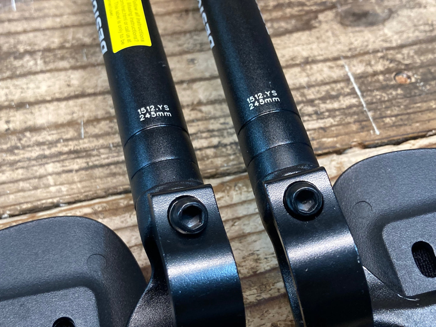 IX962 プロファイルデザイン PROFILE DESIGN アルミ DHバー 黒 245mm Φ31.8