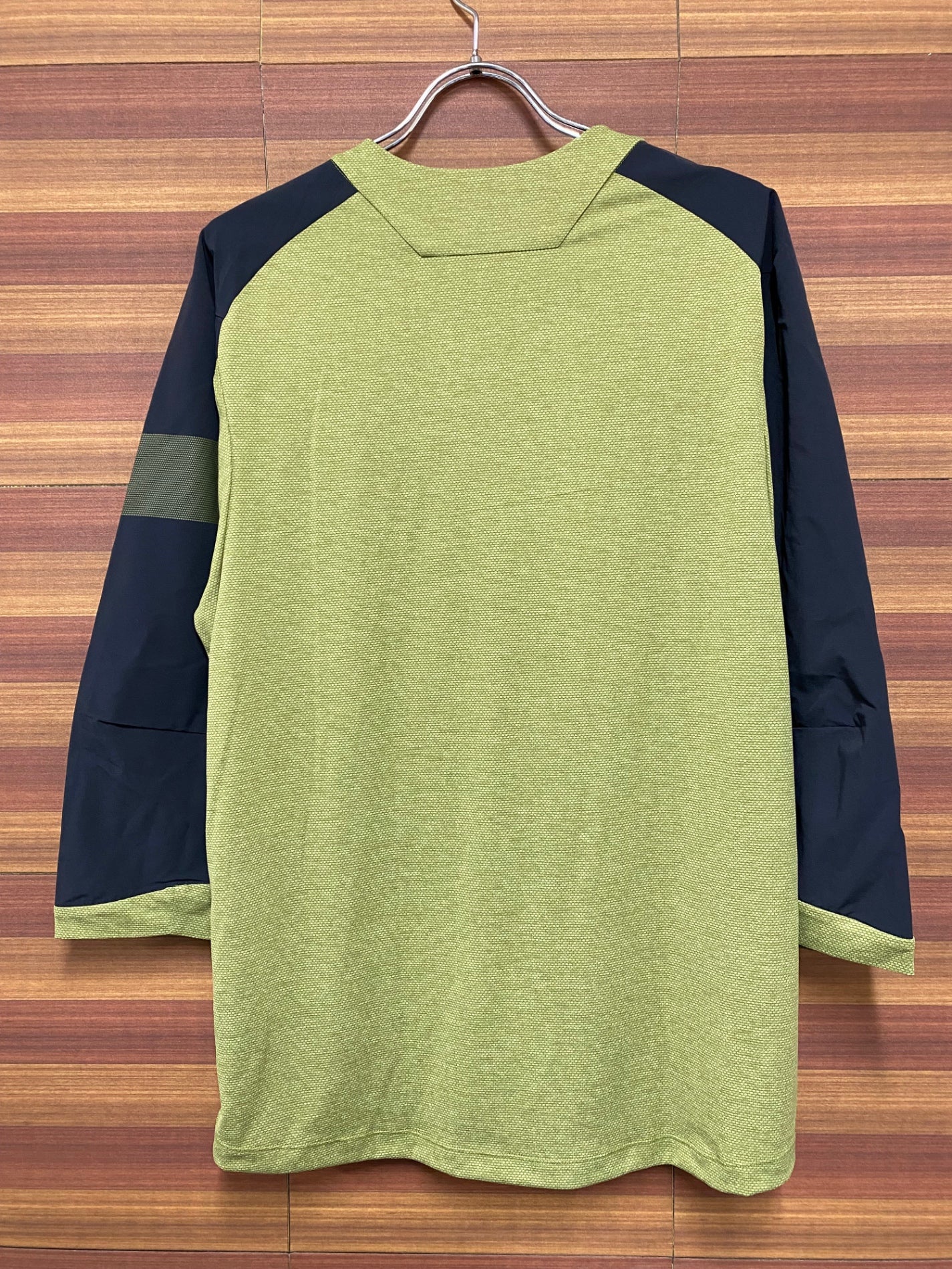 IN212 ラファ Rapha TRAIL 3/4 JERSEY 長袖 ドライシャツ 緑 M