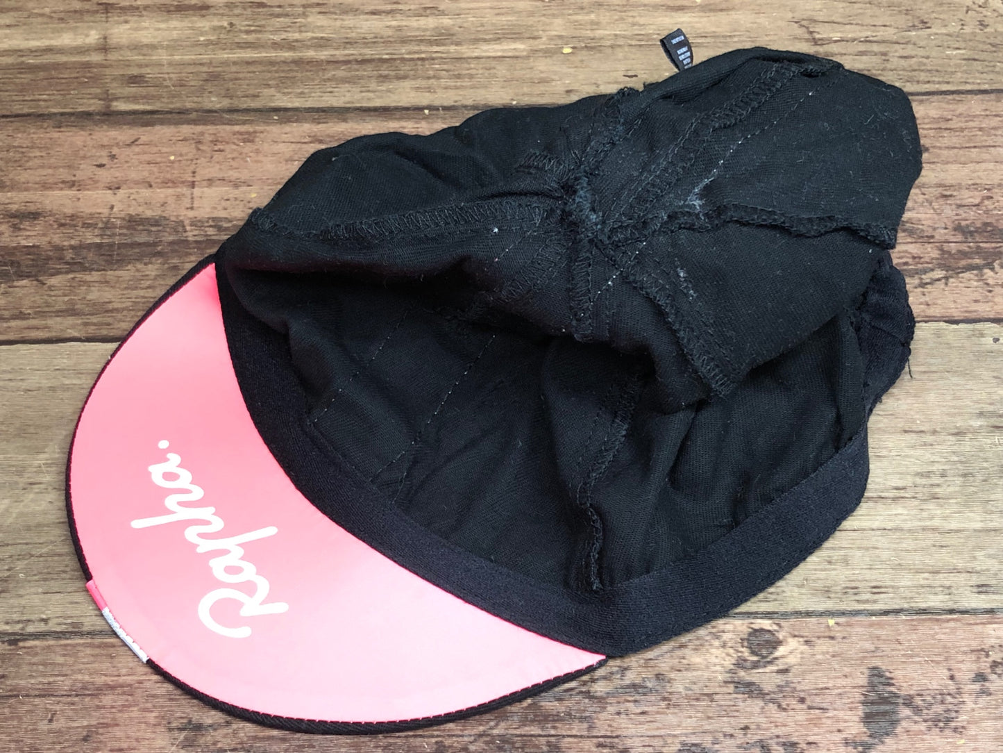 II640 ラファ Rapha サイクルキャップ 黒 ピンク ワンサイズ TOKYO