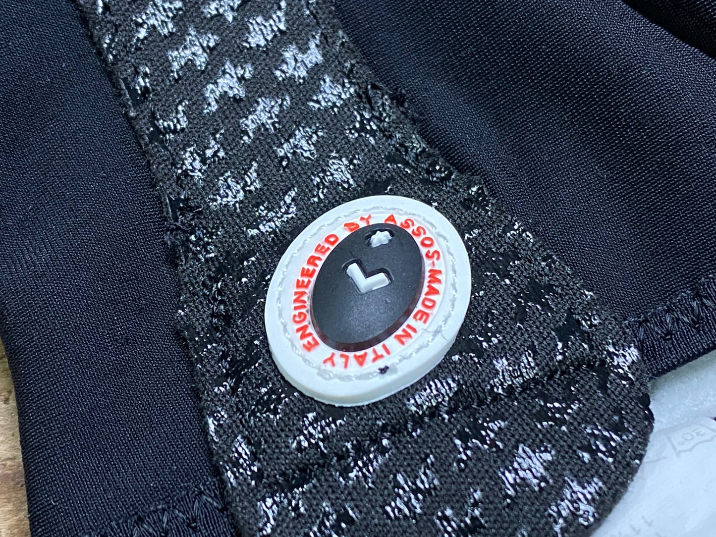 IU304 アソス Assos EARLY WINTER 裏起毛 長指 サイクルグローブ 黒 L