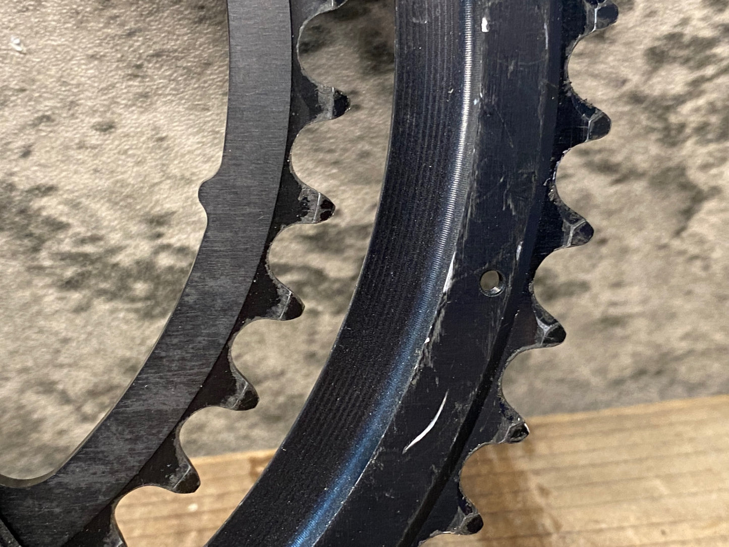 IX807 ローター ROTOR Q RINGS チェーンリング 52/36T 4H