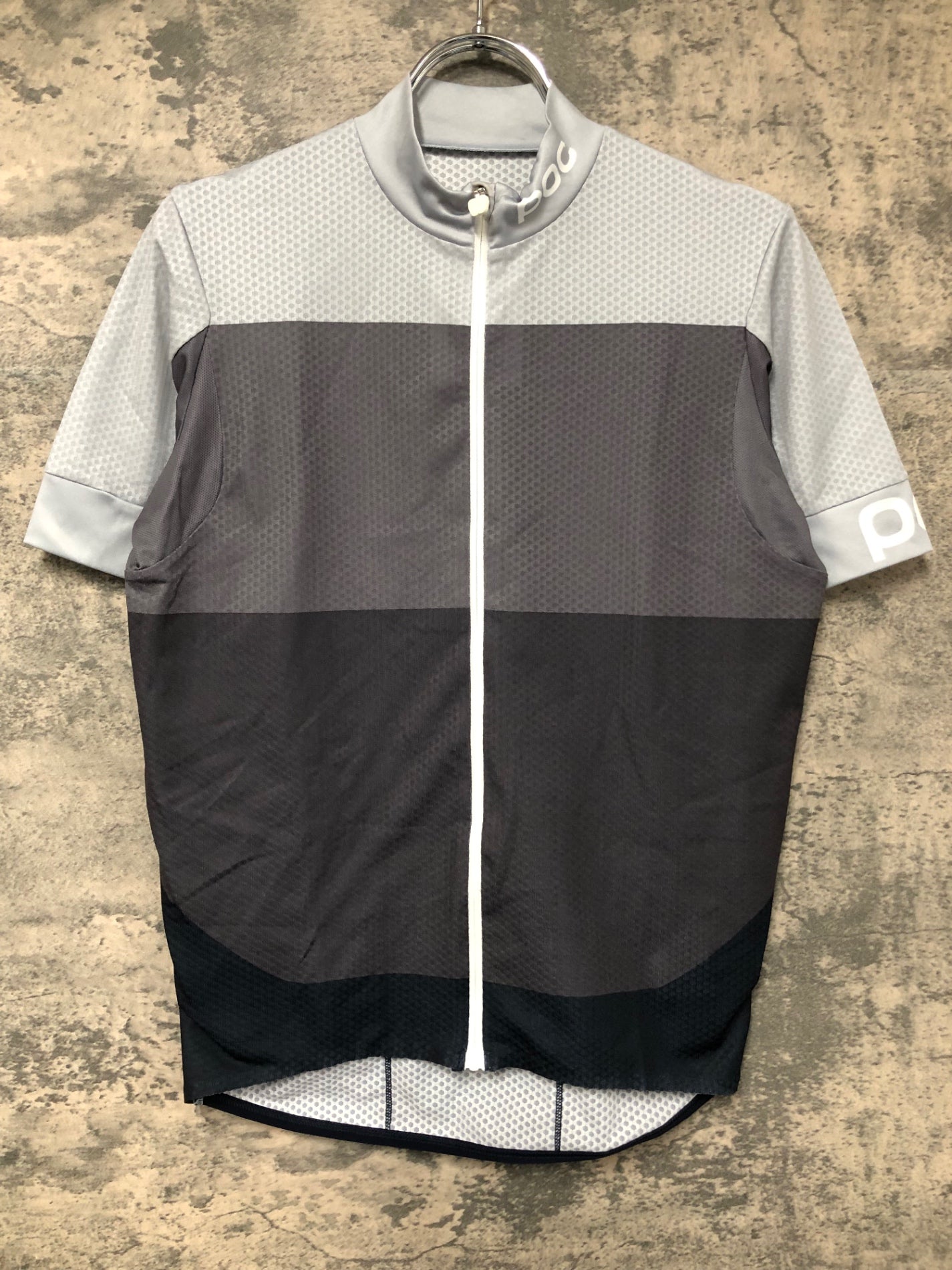 IX575 ポック POC 半袖サイクルジャージ グレー S