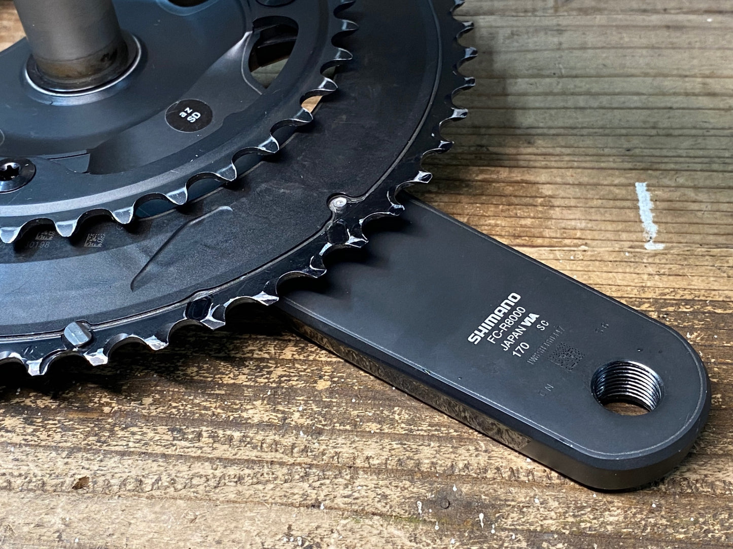 IZ334 シマノ SHIMANO アルテグラ ULTEGRA FC-R8000 クランクセット 170mm 52/36T リコール対象外 刻印”SC"