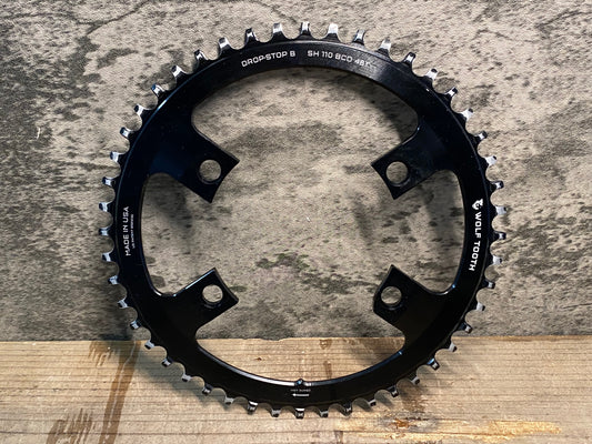 IX725 ウルフトゥース WOLF TOOTH チェーンリング 黒 48T BCD110 厚歯