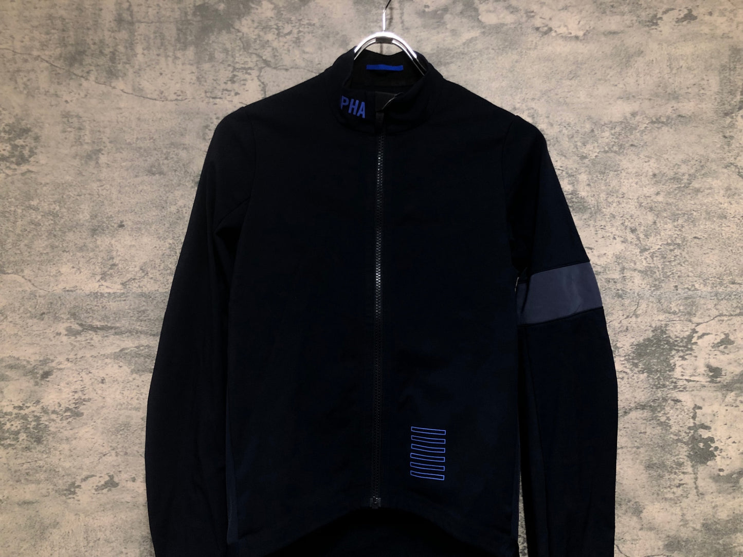 IV515 ラファ Rapha PRO TEAM TRAINING JACKET 長袖 サイクルジャケット 黒 S 裏起毛