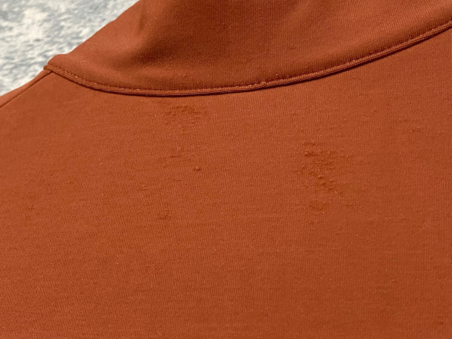 JA993 dhb 長袖 サイクルジャージ 茶 L 裏起毛