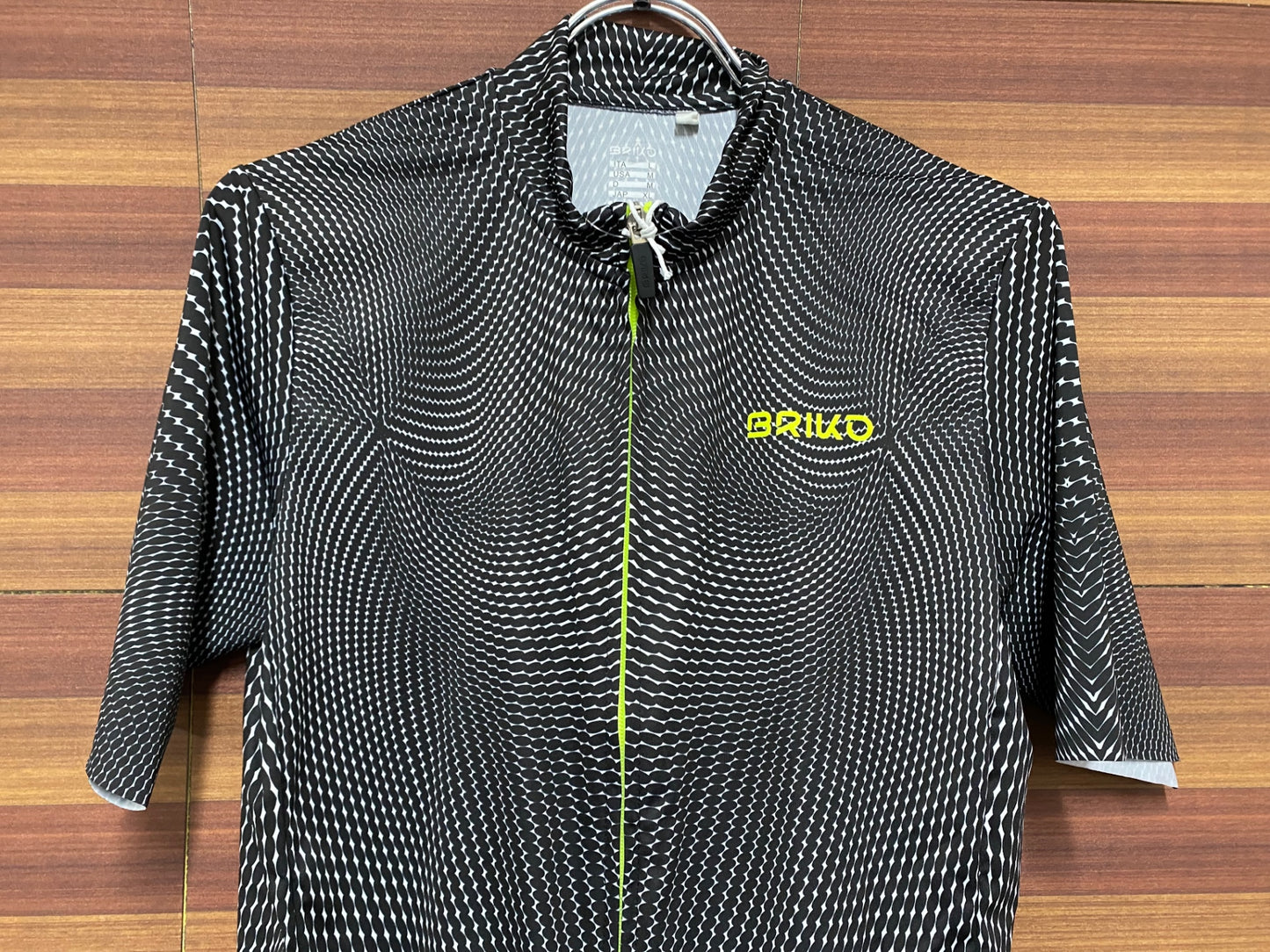 IL825 ブリコ BRIKO CLASSIC JERSEY 2.0 半袖サイクルジャージ 黒 L
