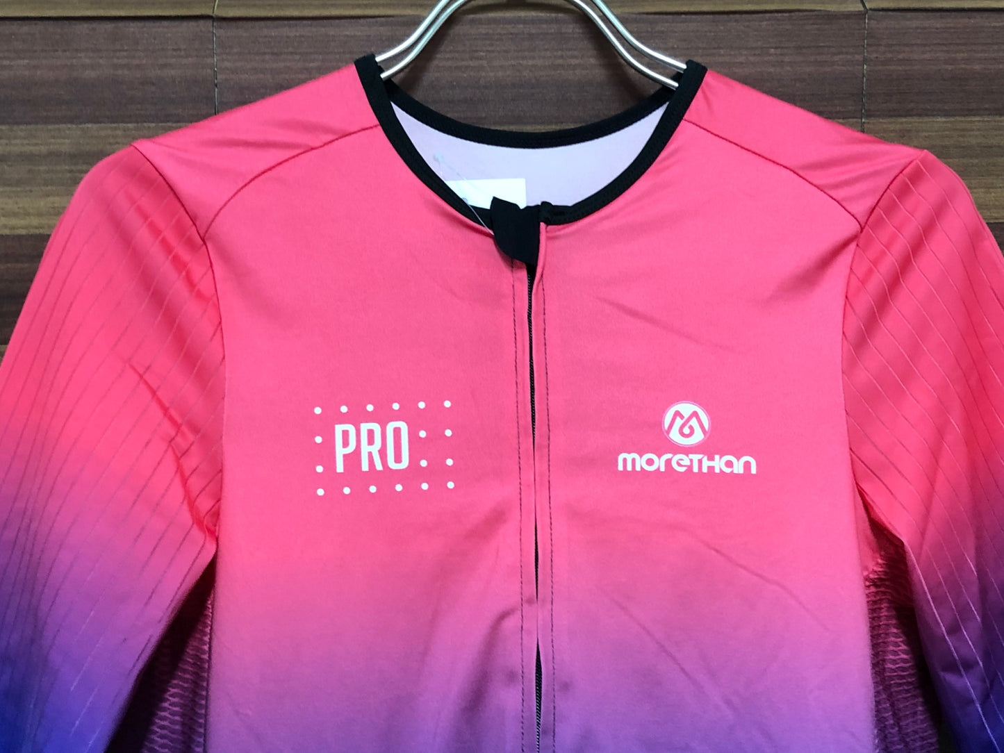 IP754 モーゼン MORETHAN PRO 半袖サイクルジャージ 赤紺 L