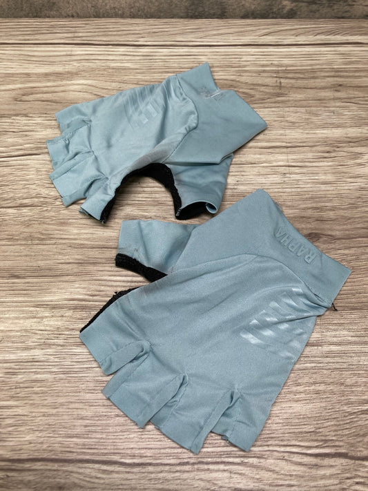 JA898 ラファ Rapha 指切りグローブ ライトグレー L