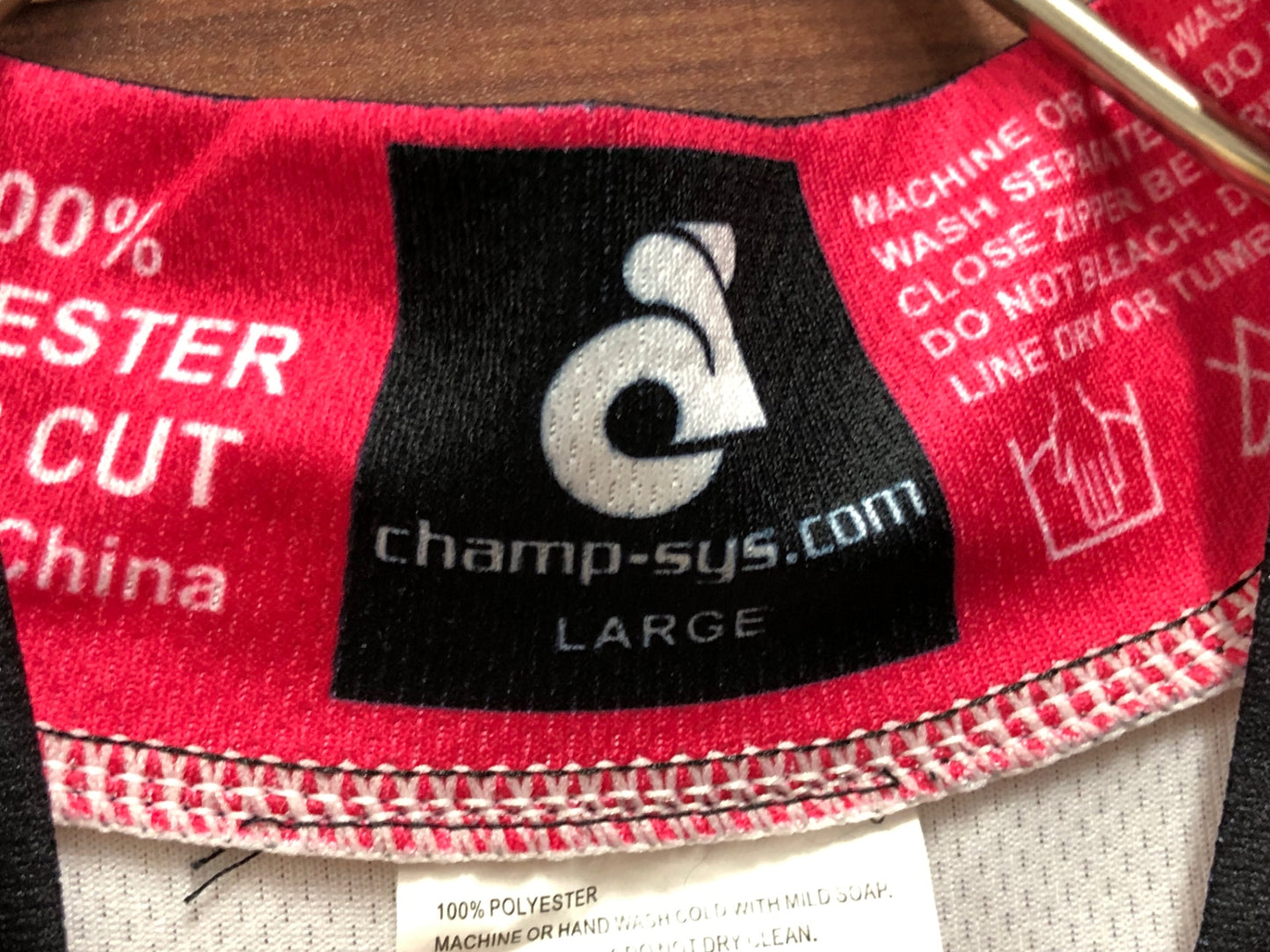 IS998 チャンピオンシステム Champion System 長袖 サイクルジャージ 黒 ピンク L