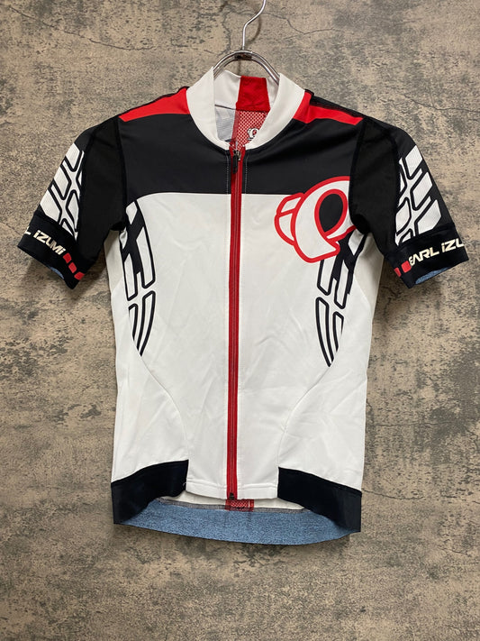 JD269 パールイズミ PEARL iZUMi 半袖 サイクルジャージ 黒 白 赤 S