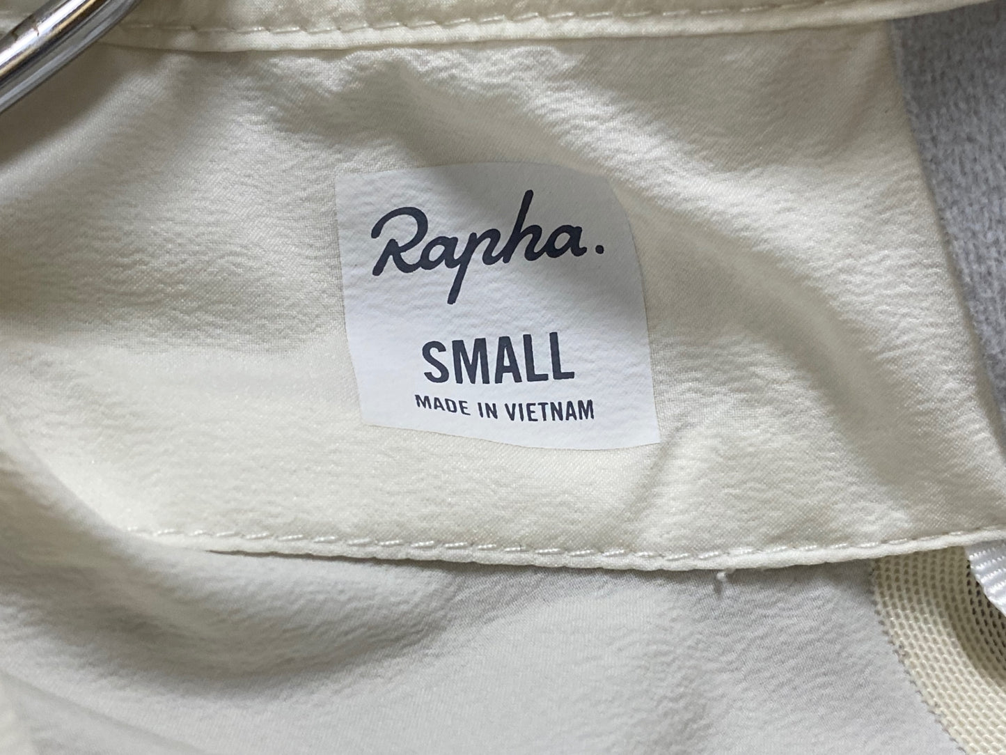 JA549 ラファ Rapha CLASSIC WIND CHECK GILET ジレ サイクルベスト 白 黒 S