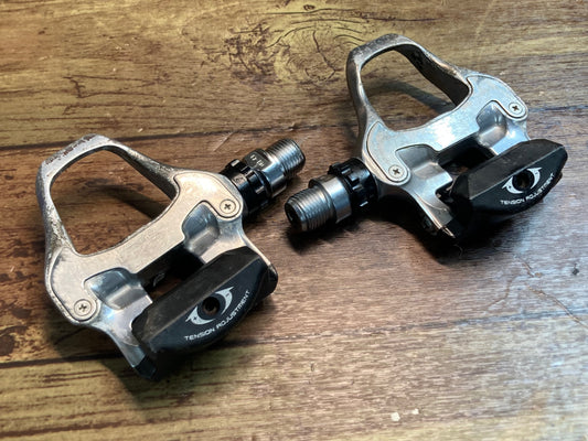 IS370 シマノ SHIMANO 105 PD-5601 ビンディングぺダル SPD-SL シルバー 錆