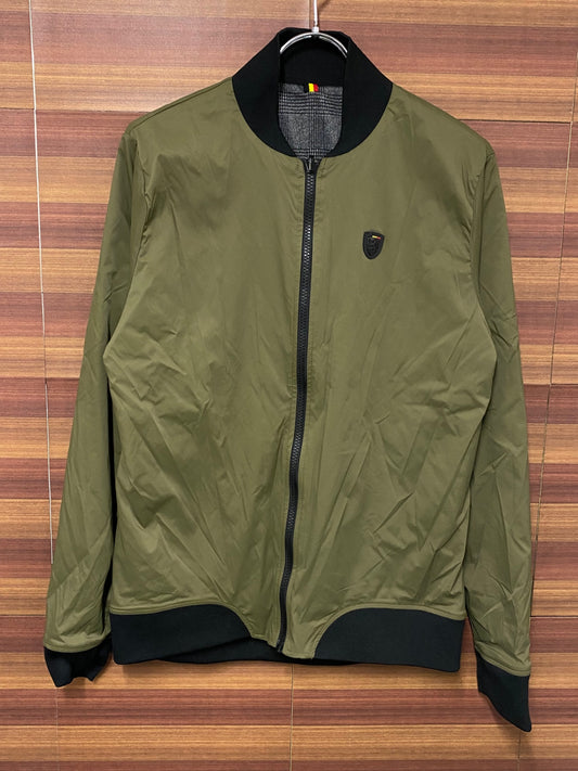 IO847 カペルミュール KAPELMUUR 長袖 サイクルジャケット カーキ/グレー M リバーシブル