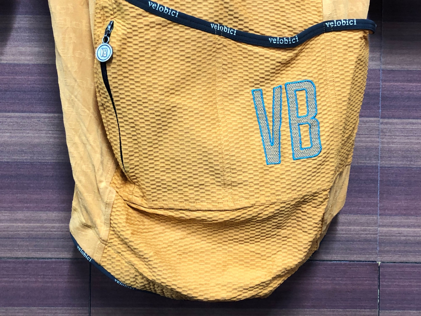 IR081 ヴェロビチ velobici monti 半袖 サイクルジャージ オレンジ 1