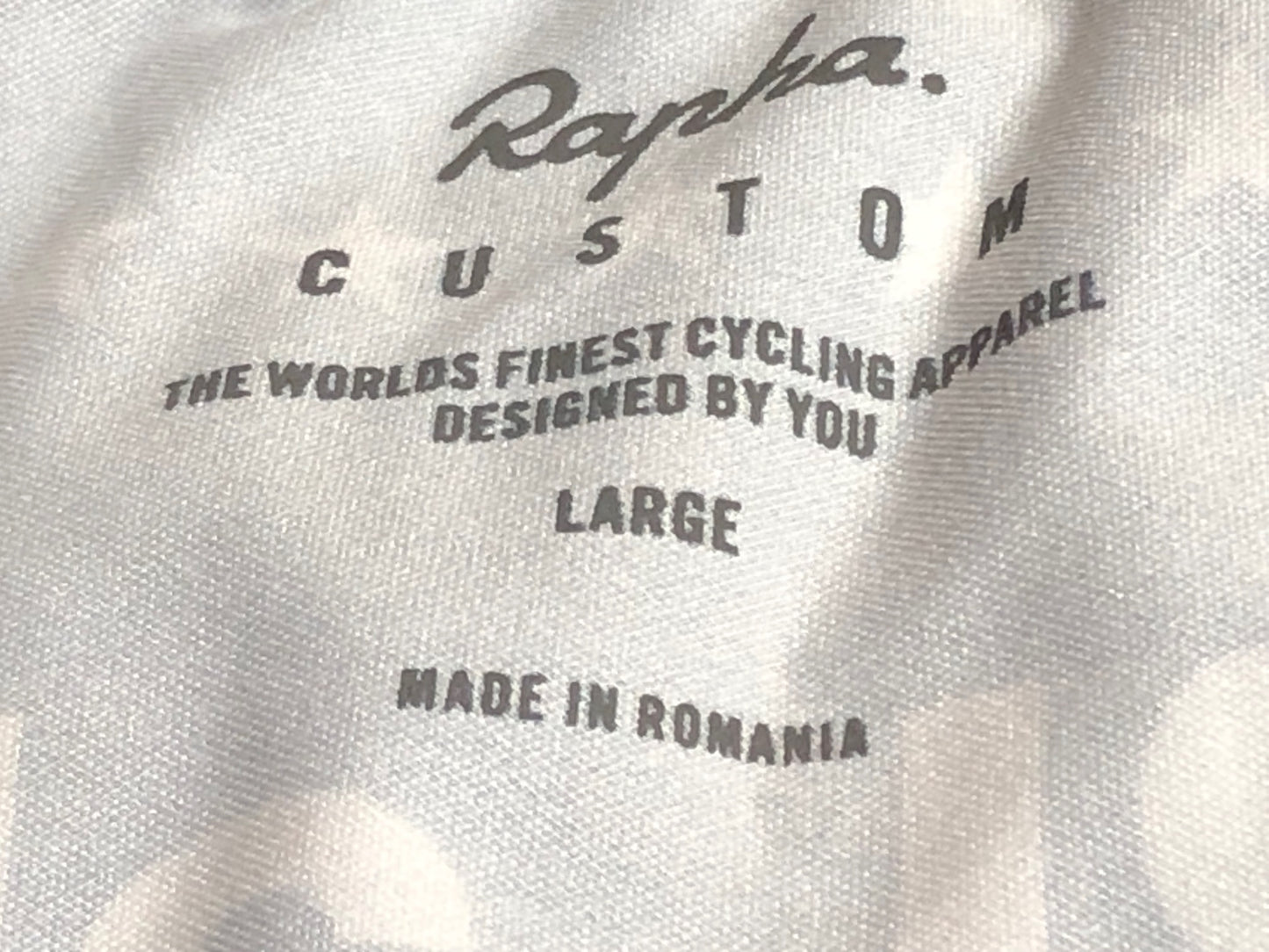 IN283 ラファ RAPHA MIDWEIGHT RACE JERSEY カスタムデザイン 半袖 サイクルジャージ 紺 Lサイズ
