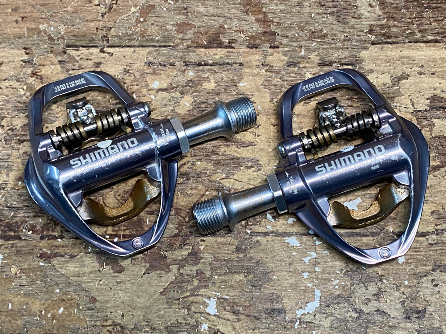 HZ493 シマノ SHIMANO PD-A600 ビンディングペダル シルバー