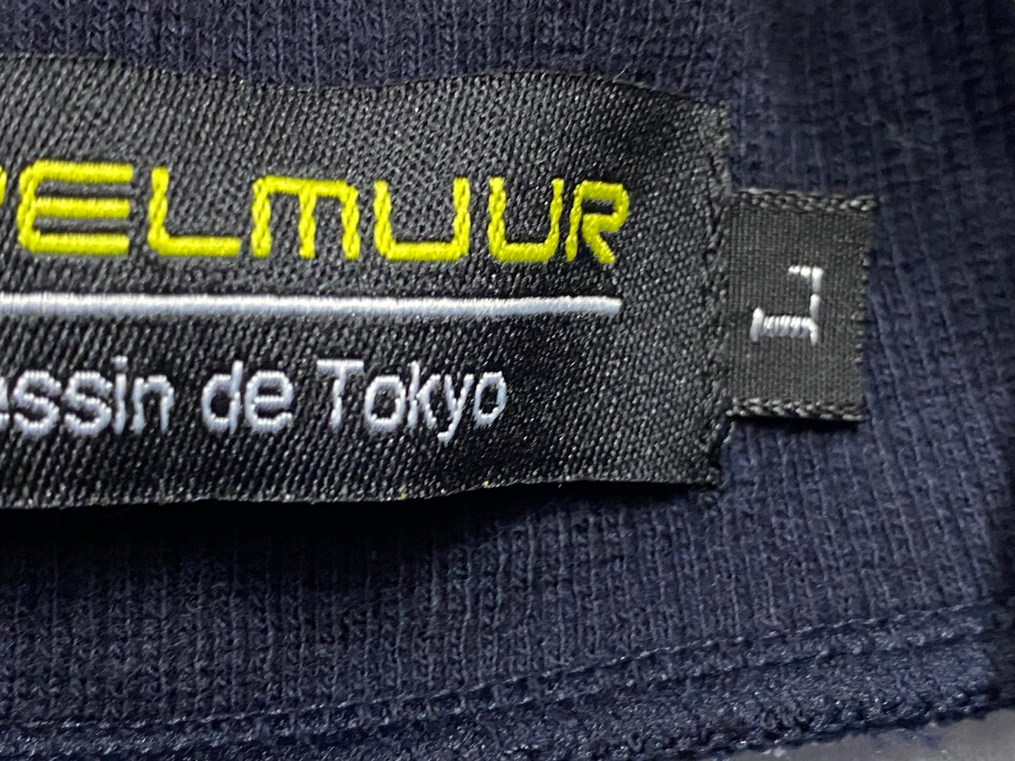 JB760 カペルミュール KAPELMUUR 半袖 サイクルジャージ ハーフジップ 水色 紺 L