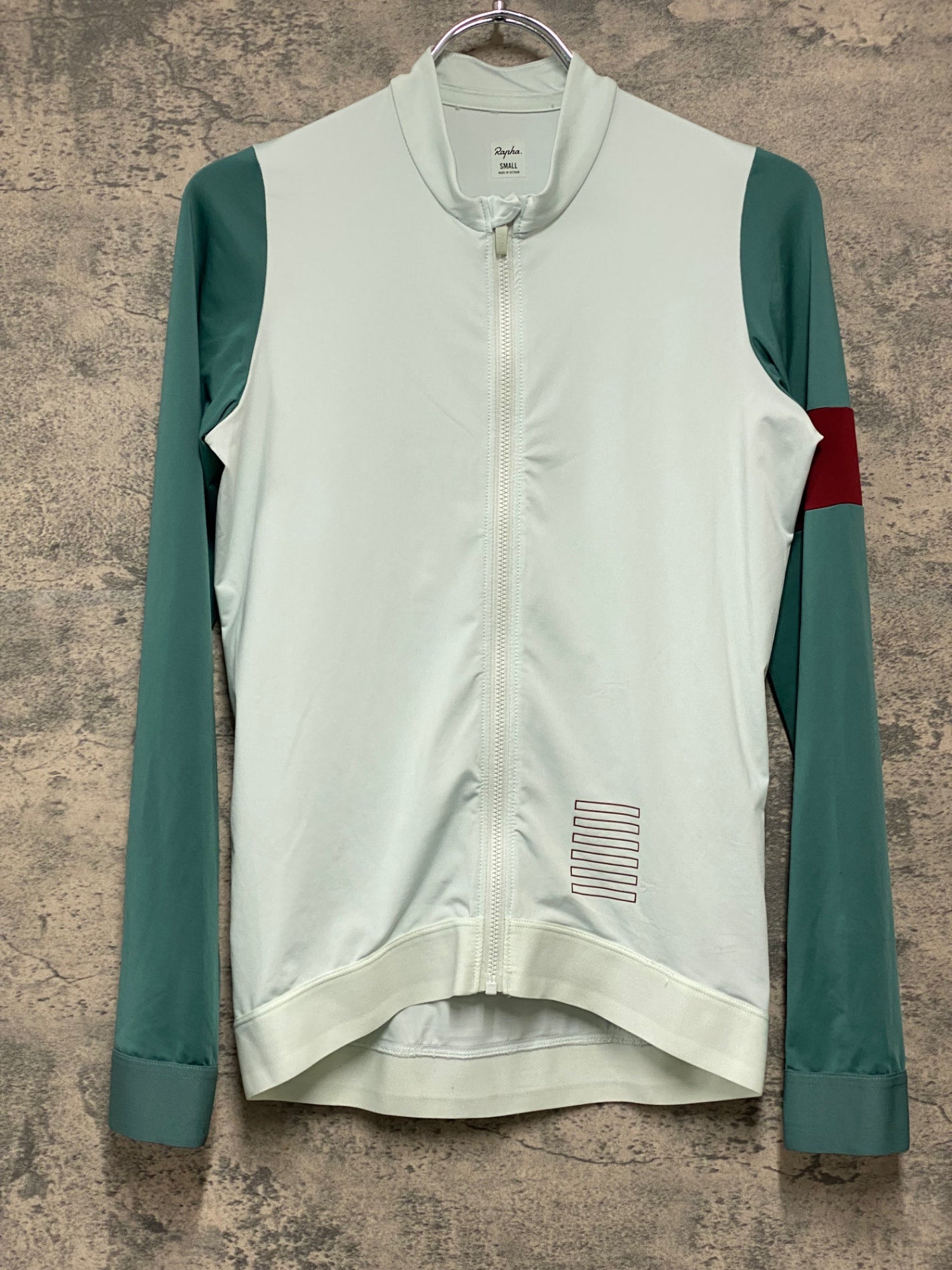 JB714 ラファ RAPHA PRO TEAM LONG SLEEV TRAINING JERSEY 水色 SMALL