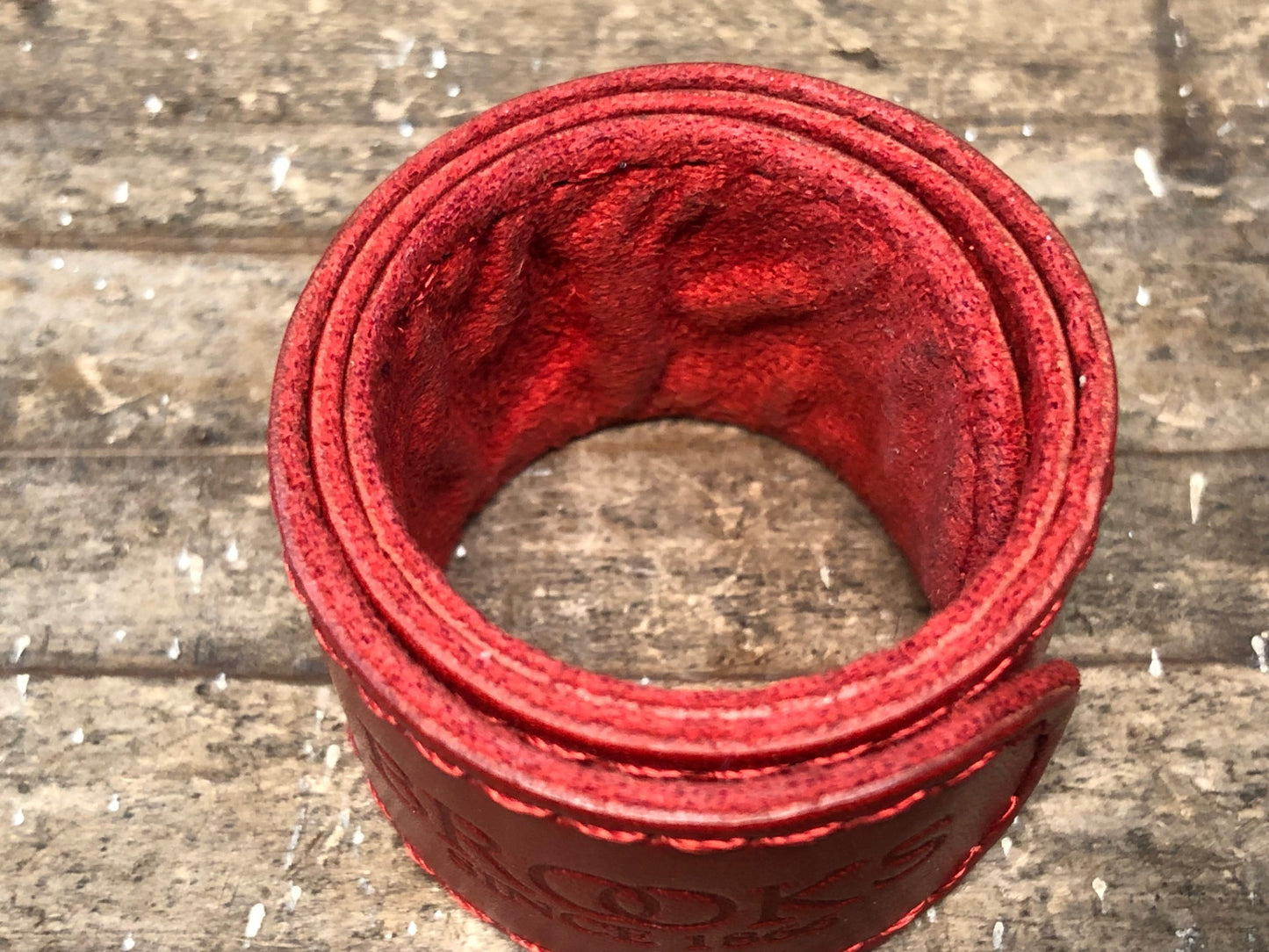 IR039 ブルックス BROOKS TROUSER STRAP アンクルバンド 赤