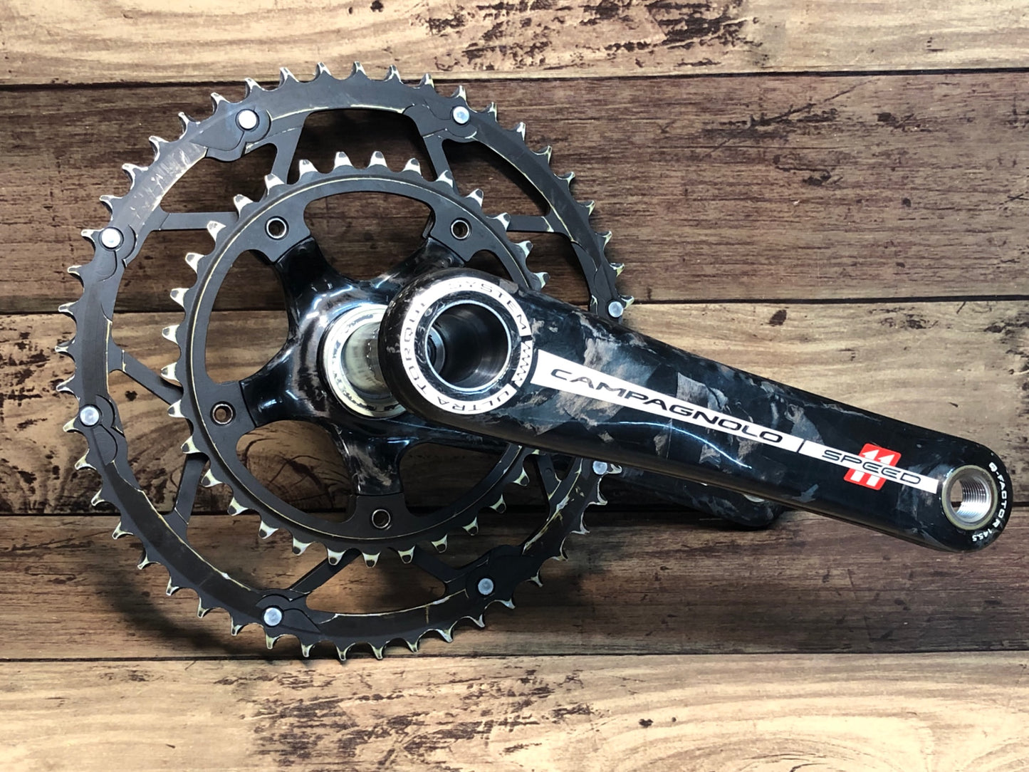 IL386 カンパニョーロ CAMPAGNOLO 11SPEED クランクセット 165mm 50/34T 11S ウルトラトルク