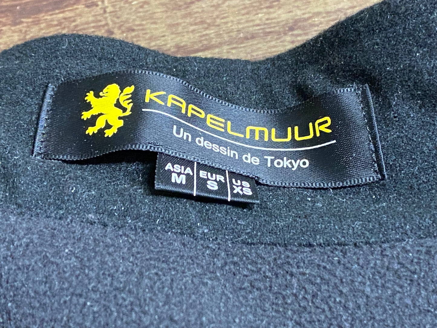 JB435 カペルミュール Kapelmuur 長袖サイクルジャケット 裏起毛 Mサイズ 灰黒色