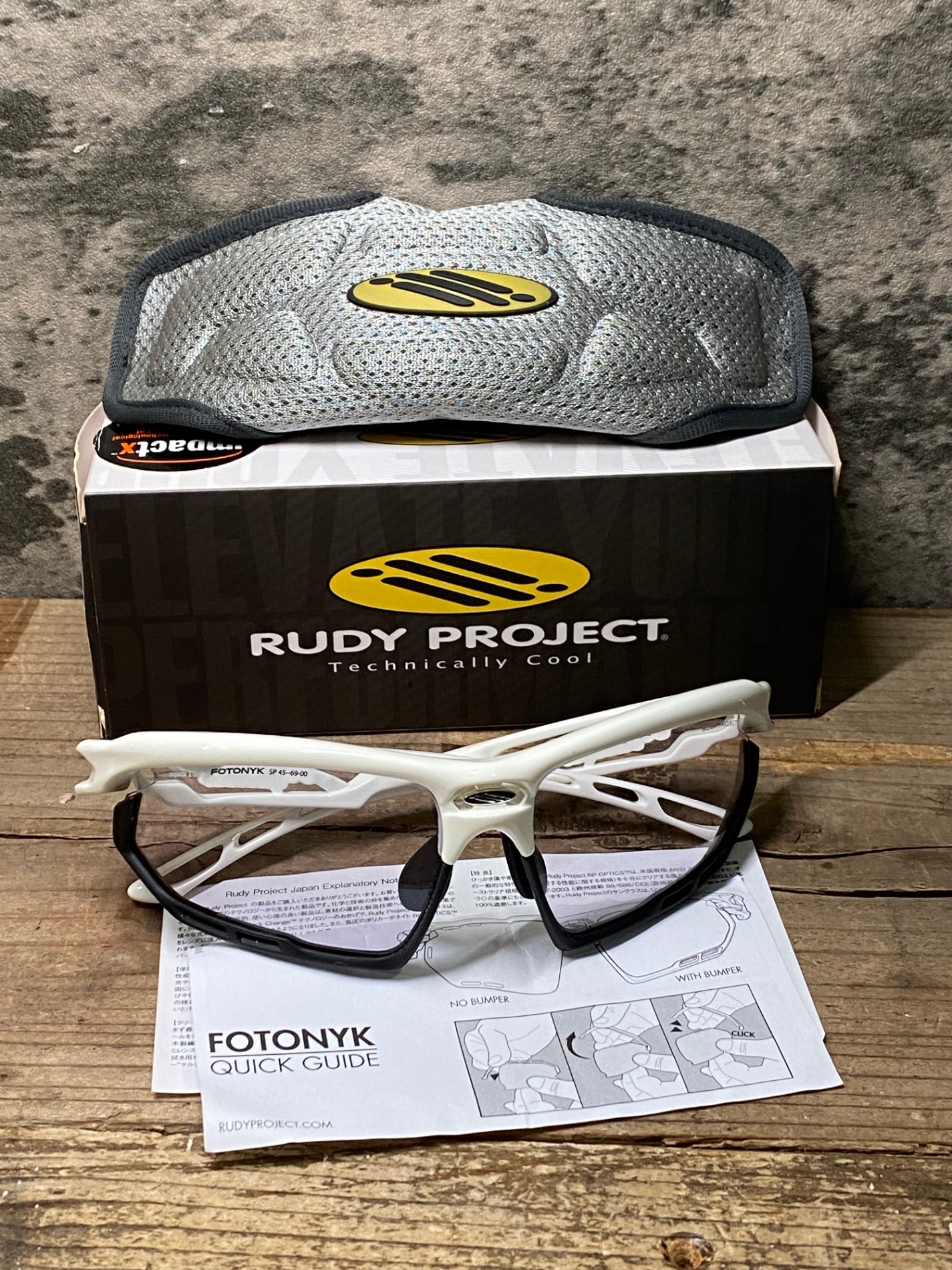 IZ572 ルディプロジェクト RUDY PROJECT FOTONYK アイウェア サングラス 白