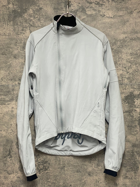 IZ893 ラファ Rapha CLASSIC SOFTSHELL JACKET 長袖 サイクルジャケット グレー XS ※汚れ