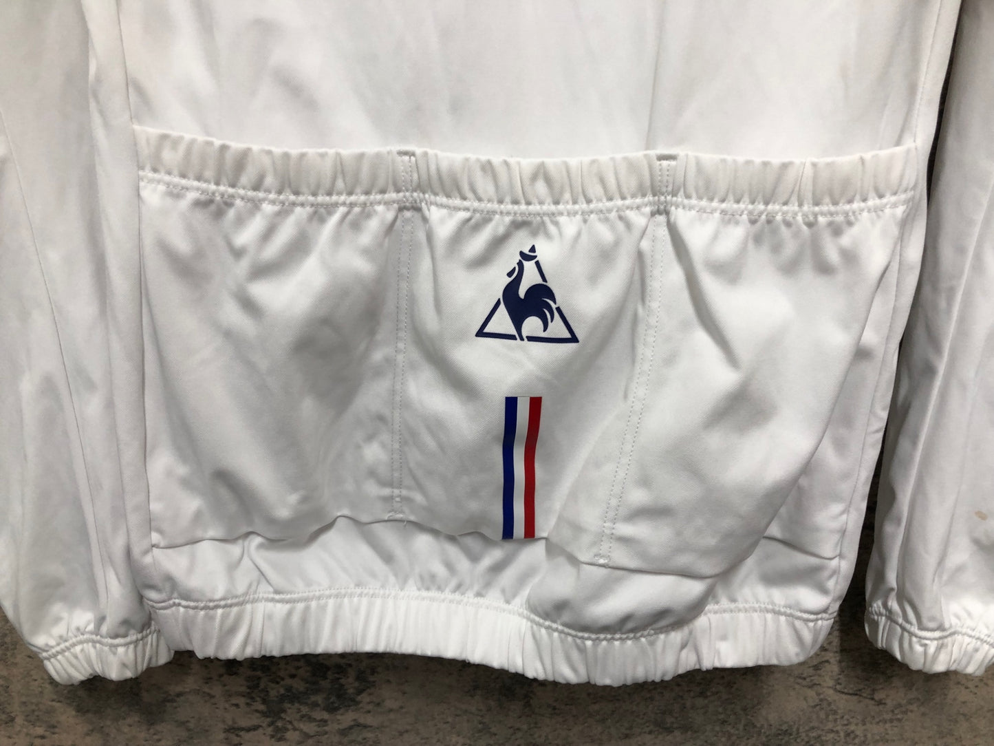 IY176 ルコックスポルティフ le coq sportif 長袖 サイクルジャージ 白 SS