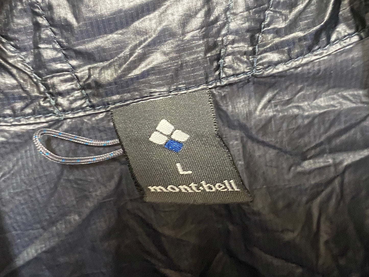 JB483 モンベル mont-bell 長袖 ウィンドブレーカー 黒 L