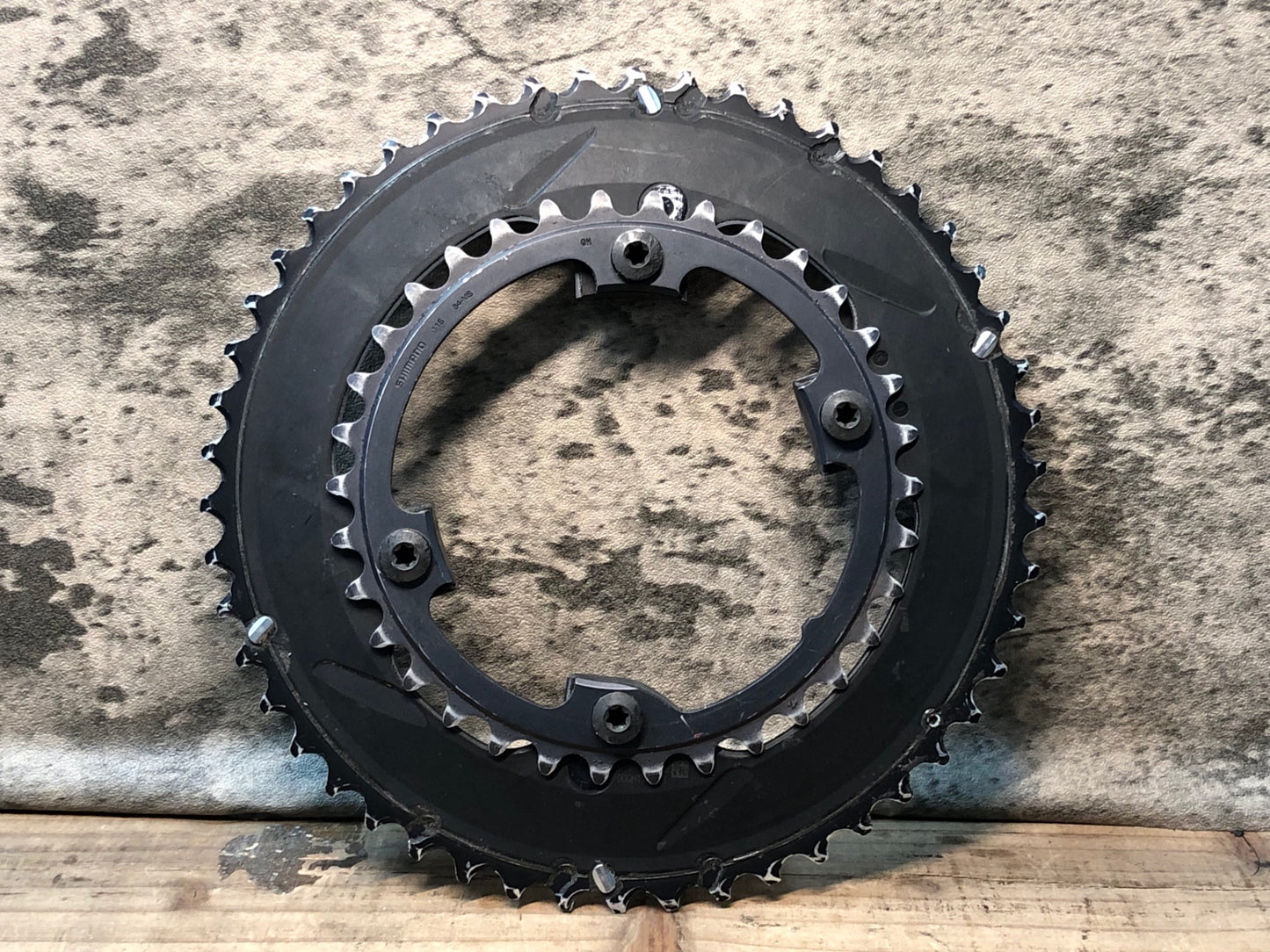 IS492 シマノ SHIMANO アルテグラ ULTEGRA FC-R8000 50/34T チェーンリング 取付ボルト付き