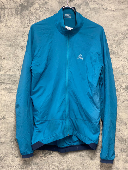 JA392 セブンメッシュ 7MESH 長袖 サイクルジャケット ターコイズブルー S 裏起毛