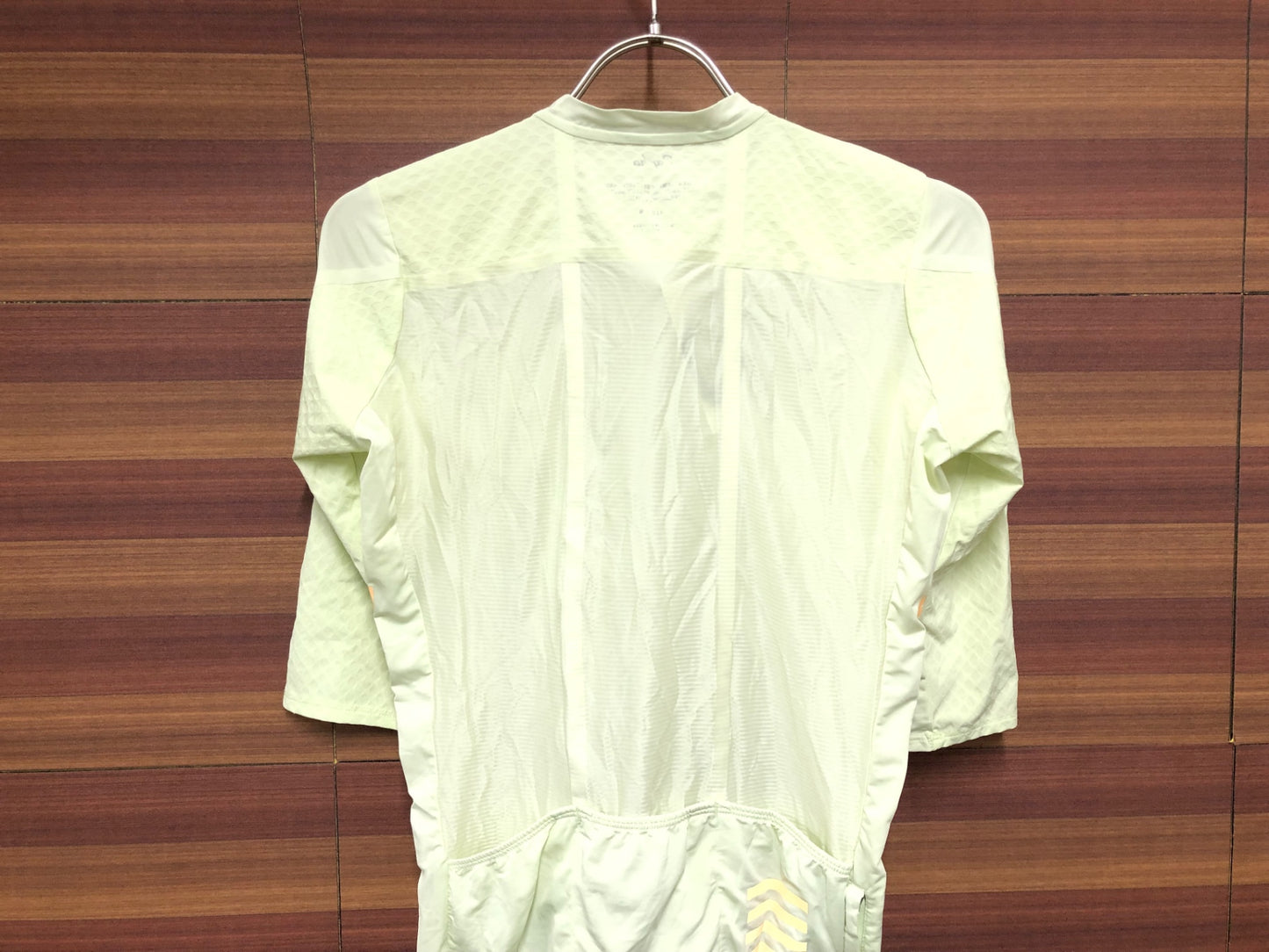 IM452 ラファ Rapha PRO TEAM AERO JERSEY 半袖 サイクルジャージ 黄緑 M