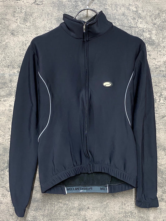 IY342 パレンティーニ Parentini 長袖 サイクルジャケット 黒 S 裏起毛