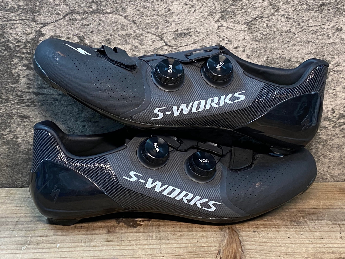 IY414 スペシャライズド SPECIALIZED エスワークス S-WORKS 7 RD ビンディングシューズ 黒 EU43.5