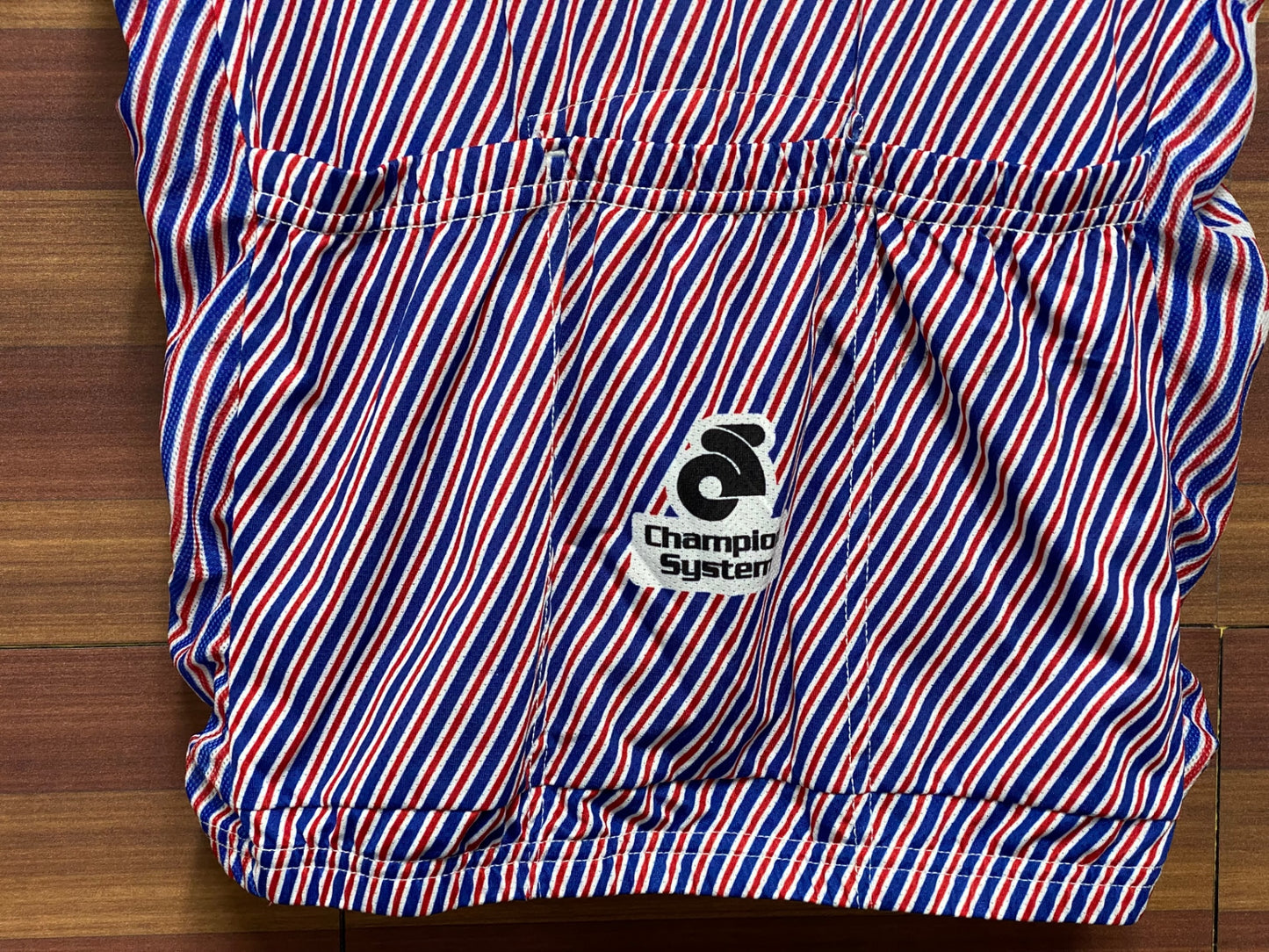 IV199 チャンピオンシステム champion system 半袖サイクルジャージ 赤青 S