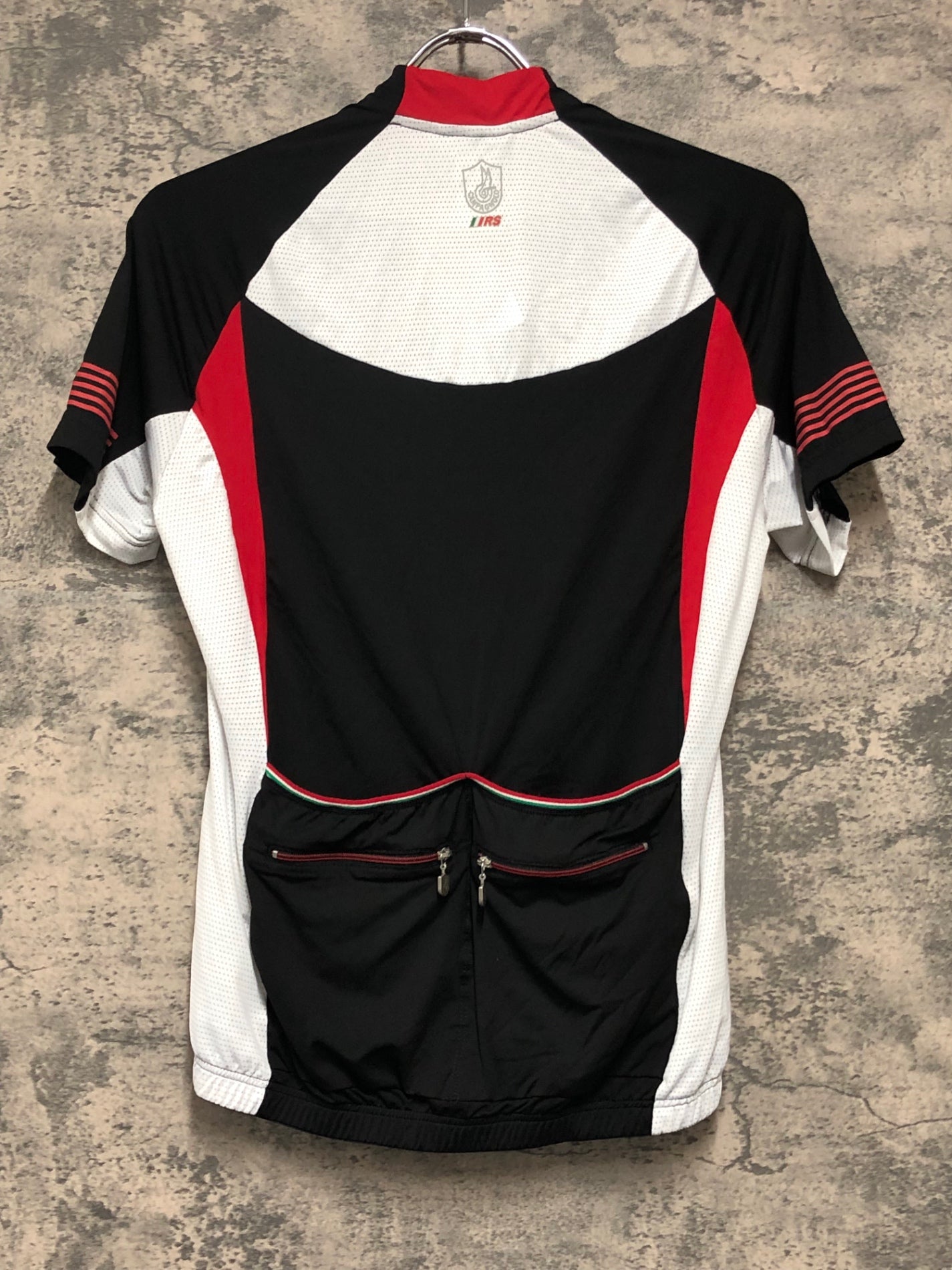JC178 カンパニョーロ CAMPAGNOLO 半袖サイクルジャージ 黒赤白 M