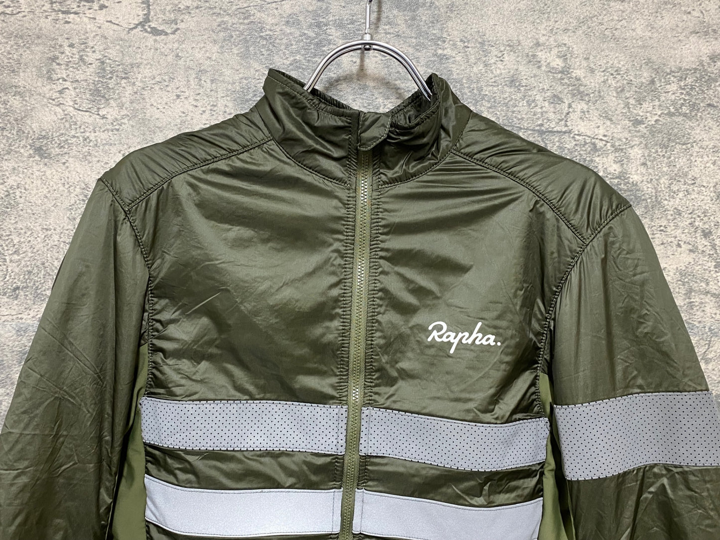 IZ690 ラファ Rapha BREVET INSULATED JACKET 長袖 サイクルジャケット 緑 S