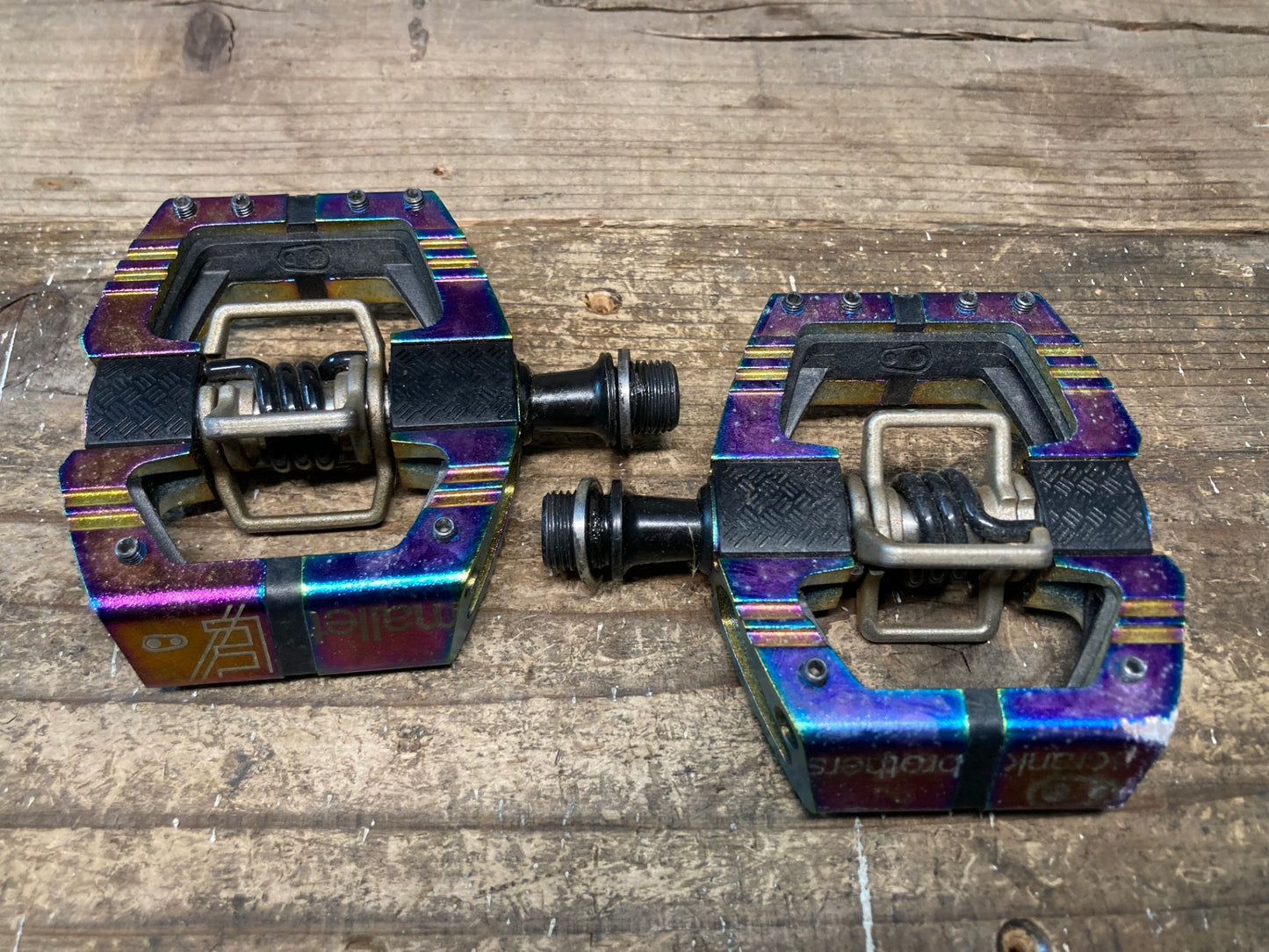 IW641 クランクブラザーズ CRANK BROTHERS MALLET E LS ビンディングペダル オイルスリック