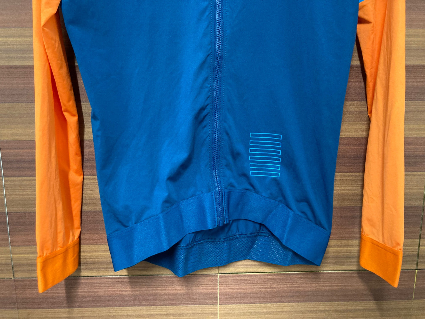 IM302 ラファ Rapha PRO TEAM LONG SLEEVE TRAINING JERSEY 長袖 サイクルジャージ 青 オレンジ S