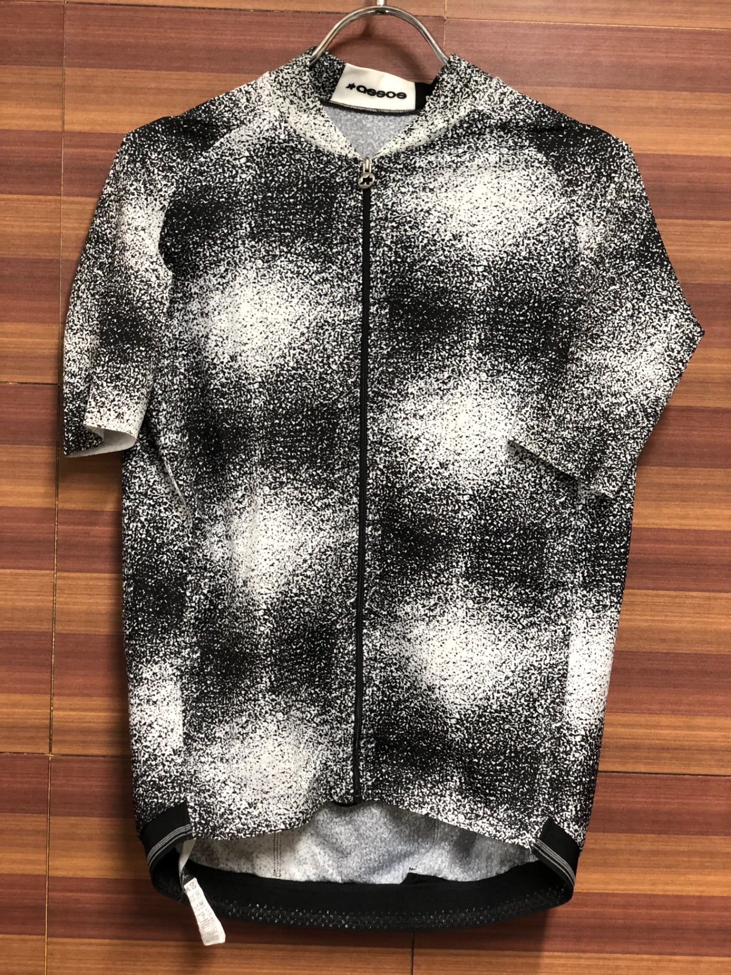 IJ805 アソス assos MILLE GT Jersey C2 EVO ZEUS 半袖サイクルジャージ 黒白 M