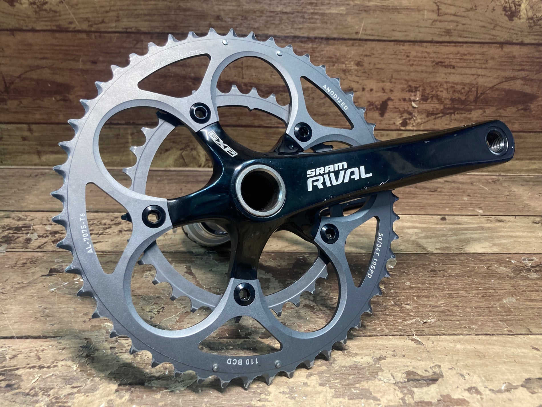 HZ577 スラム SRAM ライバル RIVAL クランクセット 170mm 50/34T 10S JIS規格BB付属 – BICI AMORE  EQ STORE