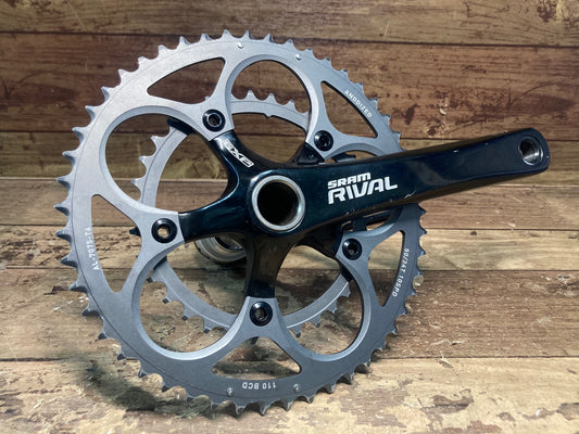 HZ577 スラム SRAM ライバル RIVAL クランクセット 170mm 50/34T 10S JIS規格BB付属